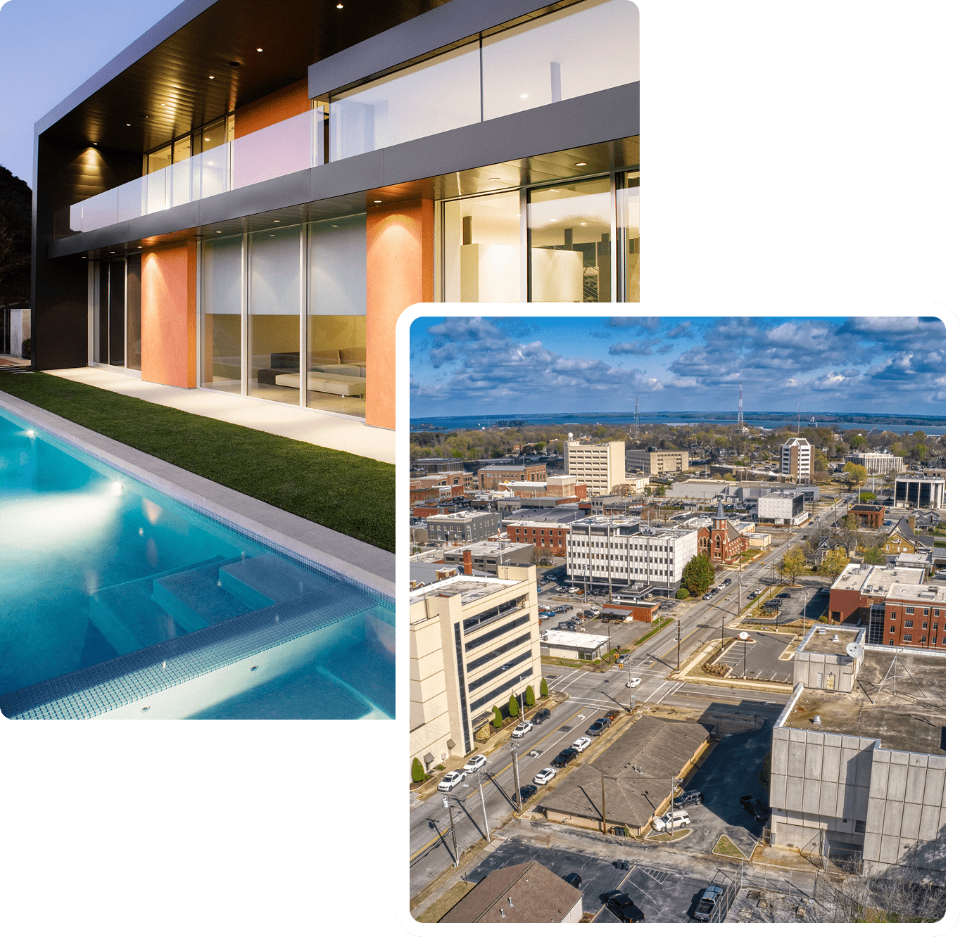 Modern house with pool