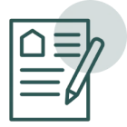 Writing document graphic design